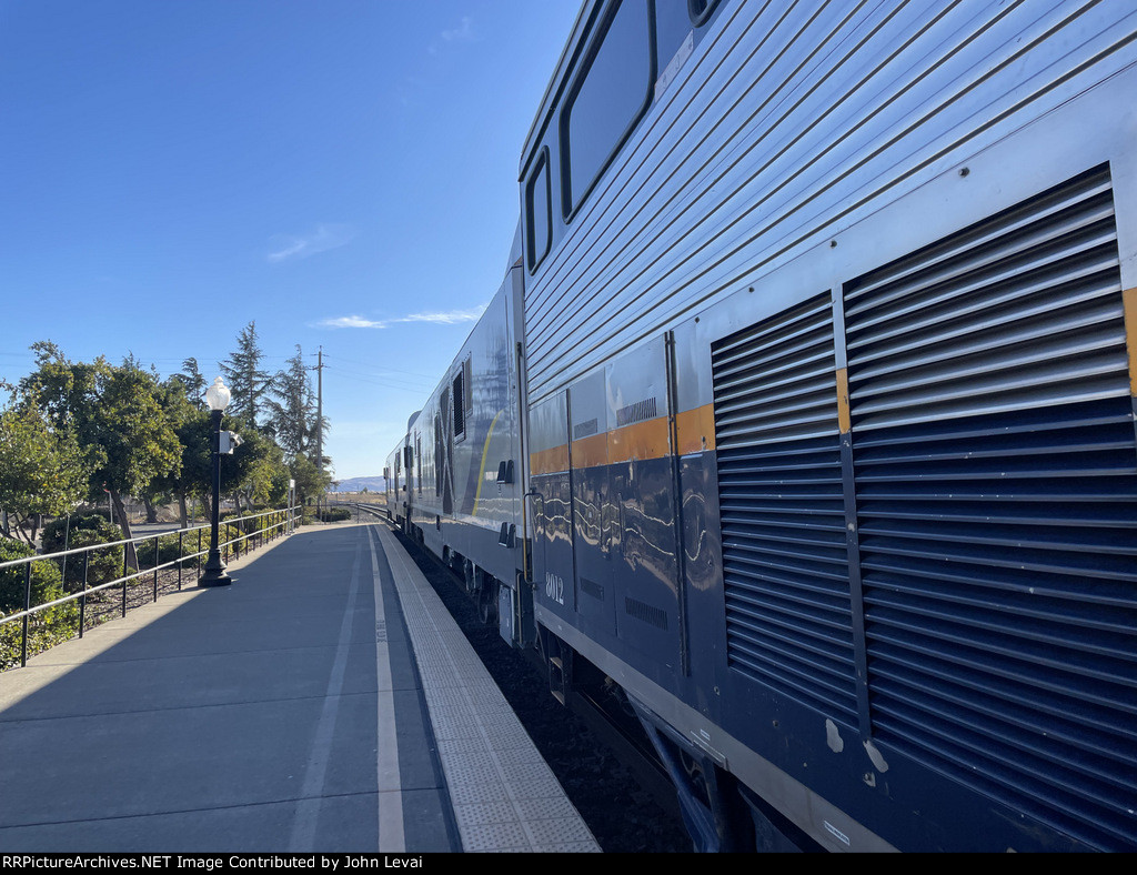 Amtrak Train # 536 stopped at Suisun-Fairfield Station